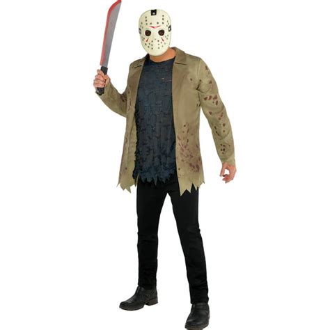 Friday The 13th Jason Voorhees Costume For Adults Standard Size With