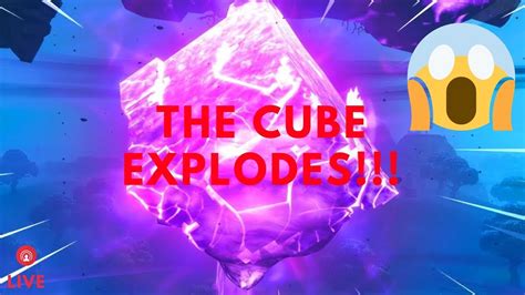 Cube Explosion Gameplay Footage Fortnite Battle Royale Youtube