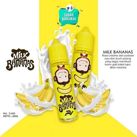 Jual Milk Bananas 60ml Premium Liquid Vape Vapor By Rv Di Lapak Kdr