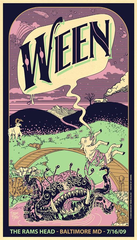 Ween By Aljax Music Concert Posters Poster Poster Prints