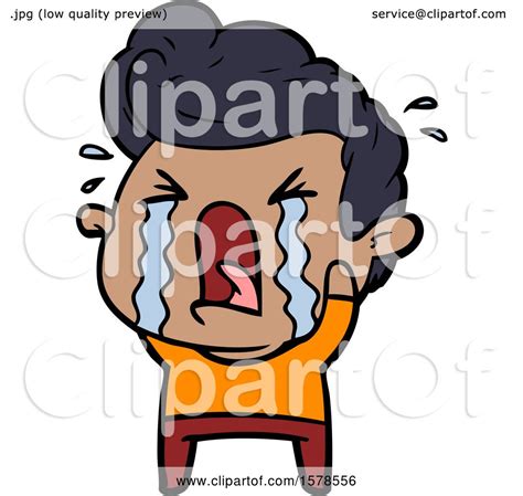 Cartoon Crying Man By Lineartestpilot 1578556