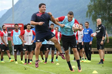 Dann wird man mutmaßlich auch borussia mönchengladbach (182, platz 73) oder wacker burghausen (216, platz 67) überholen. Leverkusen, Bild: Rugby-Training