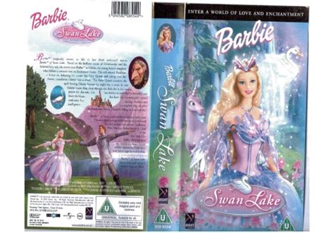 Barbie Of Swan Lake On Right Entertainment United Kingdom Vhs Videotape