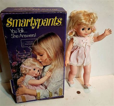 Smarty Pants Vintage Doll In Box You Talk She Answers 1971 Topper Toys