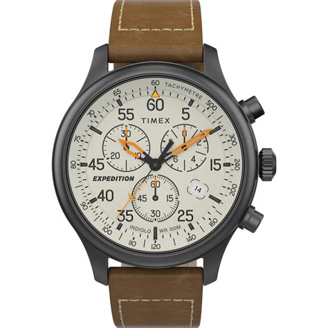 Timex Timex Tw2t73100 Mens Expedition Field Chronograph Brown