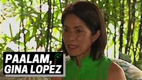 Ub Ex Denr Chief Gina Lopez Dies At 65 Youtube