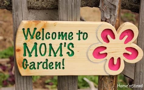 garden sign custom flower plaque name outdoor gardener s christmas t for mom grandma in 2020