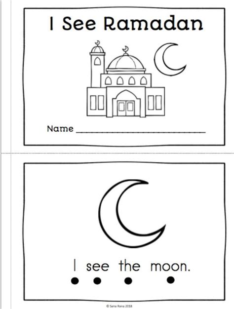 Ramadan Activities For Kids Printable