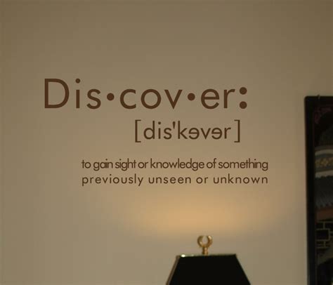 Discover Definition Wall Decal Trading Phrases