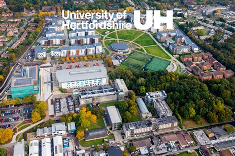 University Of Hertfordshire College Lane Campus Aerial Photography By