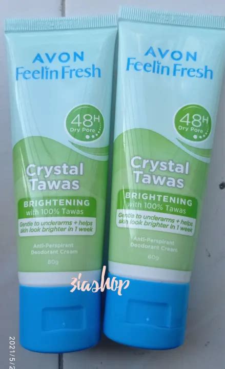 Avon Feelin Fresh Quelch Crystal Tawas Deo Cream 60g Buy 1 Take 1