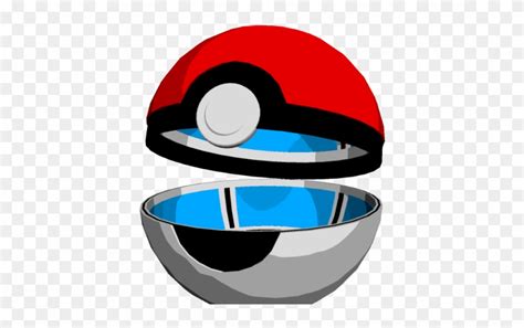 Pokeball Clipart Opened Pokemon Ball Open Png Transparent Png