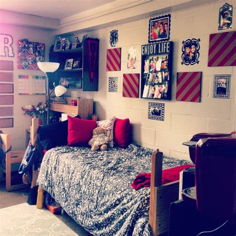 Me and the void 4. College Dorm Room Red, Black, & White Theme #red #black # ...
