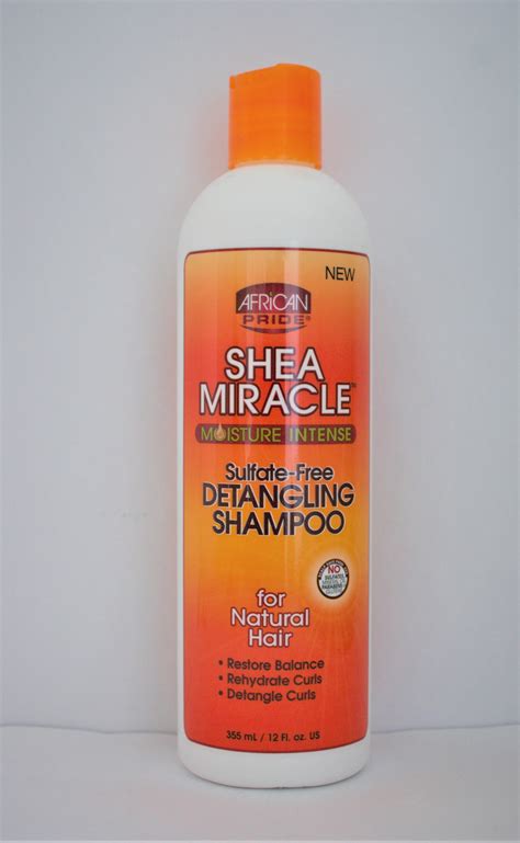 African Pride Shea Butter Miracle Moisture Intense Detangling Shampoo
