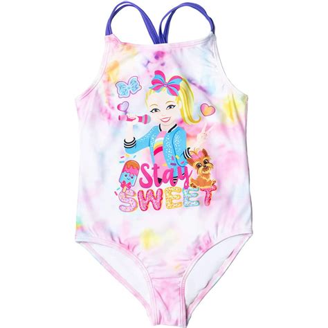 Jojo Siwa Jojo Siwa Girls Bathing Suit One Piece Kids Swimsuit Pink