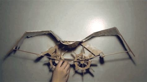 Kinetic Wings Made From Popsicle Sticks Make