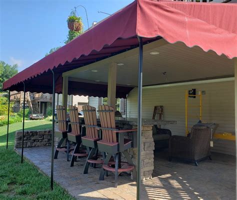Peppercorn canvas ballarat manufacture canvas and pvc ute covers, trailer covers, ute canopies and trailer canopies. Outdoor kitchen / bar area canopy cover | Kreider's Canvas ...