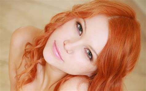 Women Redheads Faces Lidiya A Ukrainian X People Redheads HD Art Women Redheads P