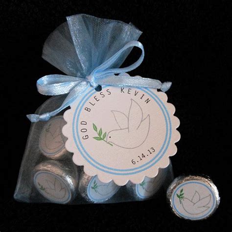 Personalized Hershey Kiss Baptism Favor Set By Susiedees On Etsy