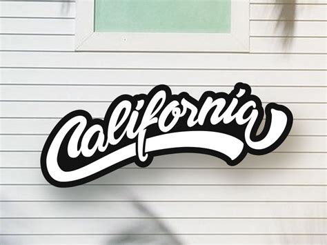 California Creative Lettering California Logo Hand Lettering