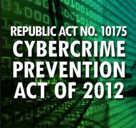 Implementing Rules And Regulations Of Ra 10175 Or The Cybercrime