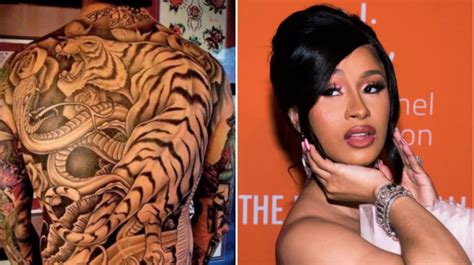 Cardi B Is Being Sued For 44m After Tainting Dads Back Tattoo