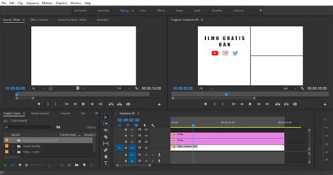 Animate your logo with this outro template in the blink of an. Cara Membuat Outro Seperti Agung Hapsah di Adobe Premiere ...