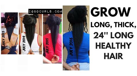 I'm not crazy, i'm talking about drinking water, not that moisturizing shampoo you love. 10 Tips To GROW 24 inches LONG HAIR Fast (4c Natural Hair ...