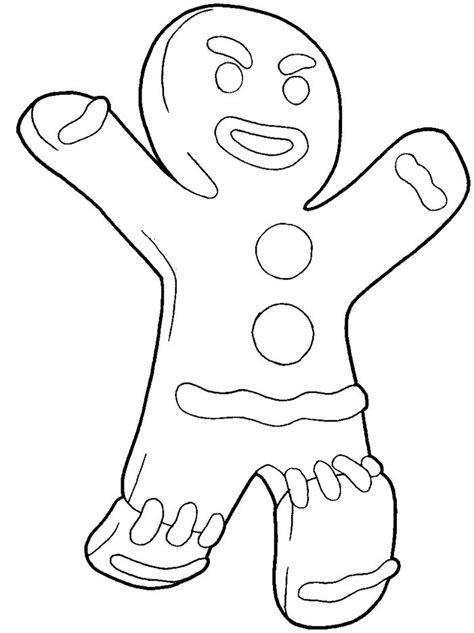 How To Draw Gingerbread Man From Shrek With Easy Step By Step Drawing