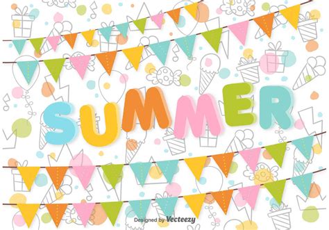 Promote your upcoming birthday celebration with one of our collected freebies. Summer Party Background - Download Free Vectors, Clipart ...