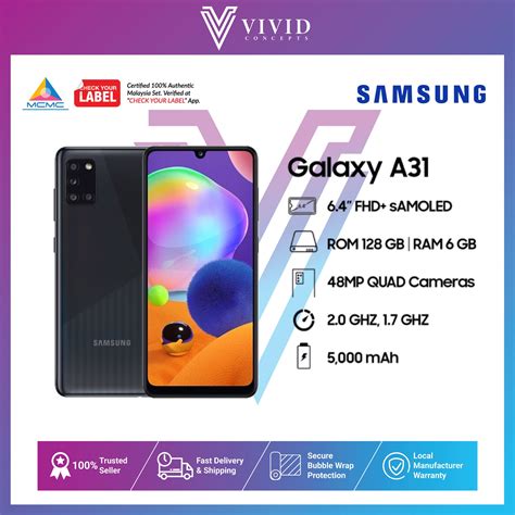Samsung Galaxy A31 6gb128gb