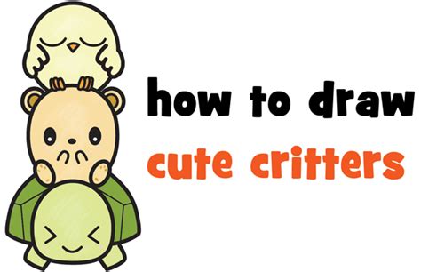 Maybe you would like to learn more about one of these? Learn How to Draw Cute Cartoon Turtle, Hamster, & Bird ...