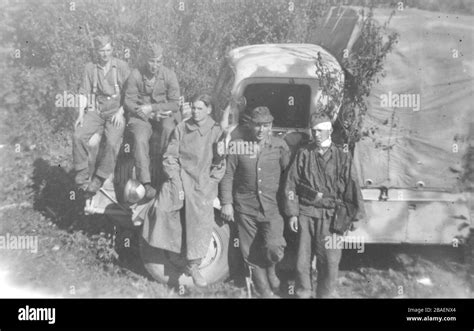 Second World War Wwii Historical Photo Of German Invasion Waffen Ss