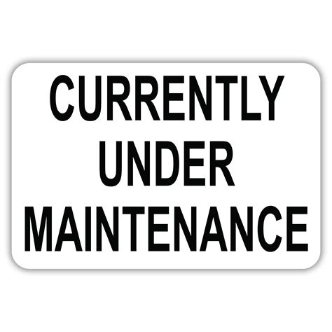 Currently Under Maintenance American Sign Company