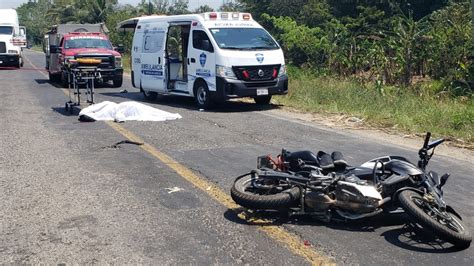 Terrible Accidente Muere Joven En Su Motocicleta Al Reporte