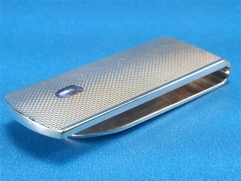 Brand new mont blanc money clip. Mont Blanc Germany Sterling Silver Money Clip with Sapphire Accent | eBay