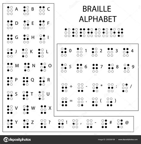 Free printable braille alphabet pdf