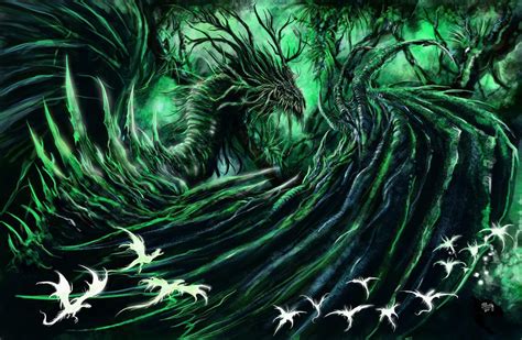 Springforest Dragon By Wretchedspawn2 Rimaginarybehemoths