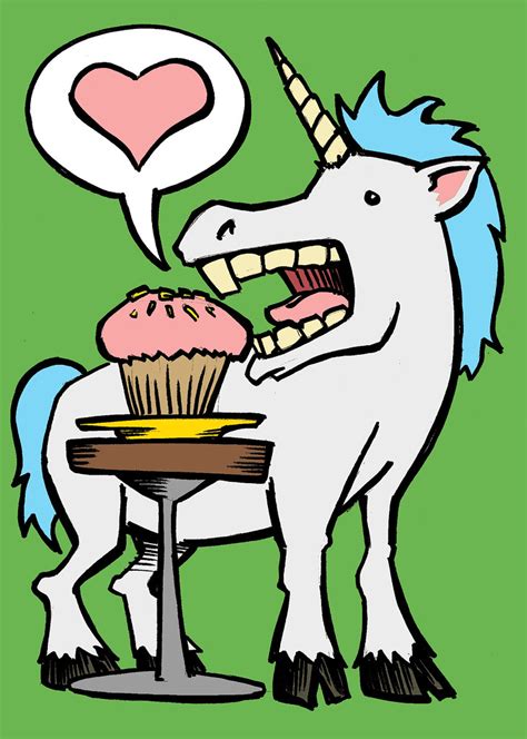 a unicorn eating a cupcake a photo on flickriver