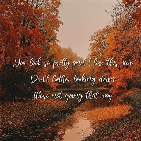 WE FELL IN LOVE IN OCTOBER LYRICS | Favorite lyrics, We fall in love ...
