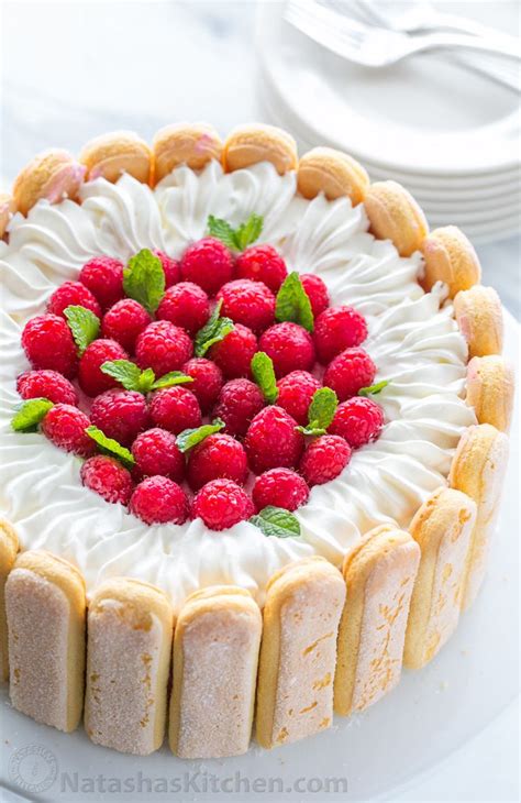 Pour in 1/2 of cheese mixture layer of lady fingers and remaining cheese mixture. This raspberry Charlotte Cake was my baby girls first ...