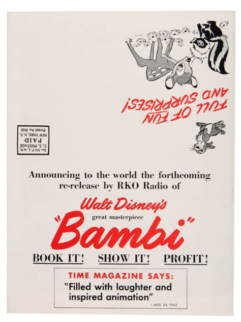 Check spelling or type a new query. Hake's - "BAMBI" ORIGINAL RELEASE LOBBY CARD TRIO AND RE ...