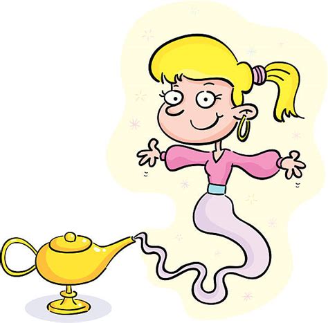 Genie Bottle Cartoon Illustrations Royalty Free Vector Graphics And Clip
