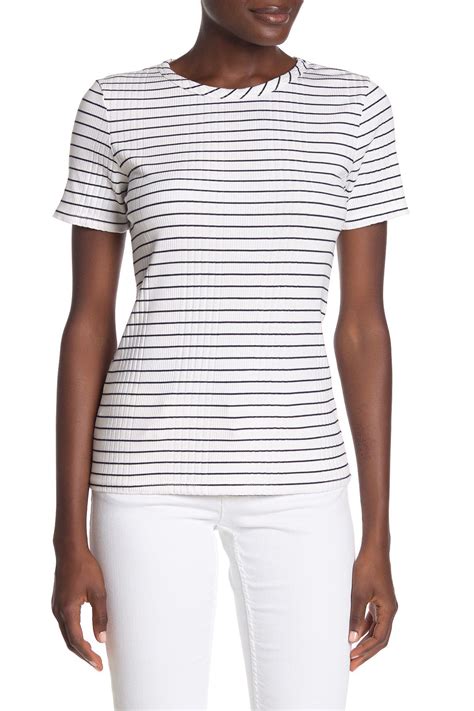 Michael Stars Ribbed Crew Neck T Shirt Nordstrom Rack