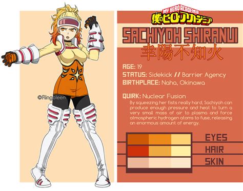 Bnha Character Profiles Anime