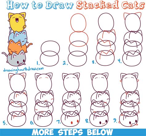 Cute Cat Drawing Easy Step By Step Cats Blog