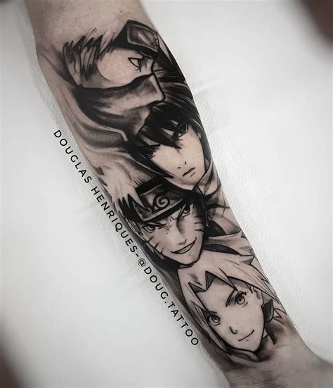 Tattootime 7 Kakashi Sasuke Naruto Sakura Tatuagem Do Naruto