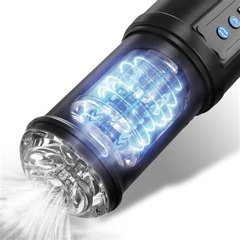 3 in 1 automatic male masturbator cup with 5 thrusting rotating function 5 sucking
