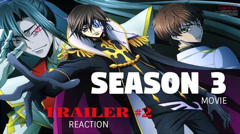 In the year 2010, the holy empire of britannia is establishing itself as a dominant military nation, starting with the conquest of japan. Code Geass Season 3 Trailer 2 Reaction! - YouTube