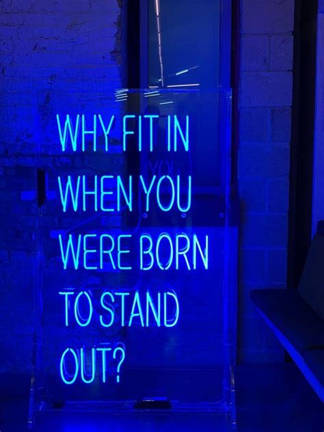 Neon Blue Aesthetic Quotes